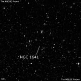 NGC 1641 - рассеянное скопление звёзд. Описание NGC 1641:, Рассеянное скопление в созвездии Сетка