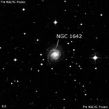 NGC 1642 - спиральная галактика. Описание NGC 1642:, Галактика в созвездии Телец