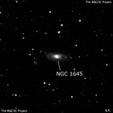 NGC 1645 - галактика. Описание NGC 1645:, Галактика в созвездии Эридан