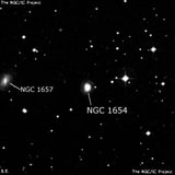 NGC 1654 - спиральная галактика. Описание NGC 1654:, Галактика в созвездии Эридан