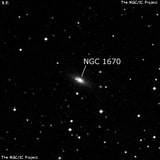 NGC 1670 - линзовидная галактика. Описание NGC 1670:, Галактика в созвездии Орион