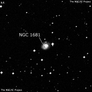 NGC 1681 - спиральная галактика. Описание NGC 1681:, Галактика в созвездии Эридан