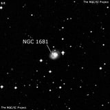 NGC 1681 - спиральная галактика. Описание NGC 1681:, Галактика в созвездии Эридан
