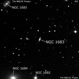 NGC 1683 - спиральная галактика. Описание NGC 1683:, Галактика в созвездии Орион