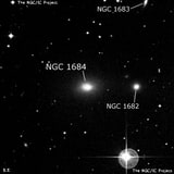 NGC 1684 - эллиптическая галактика. Описание NGC 1684:, Галактика в созвездии Орион