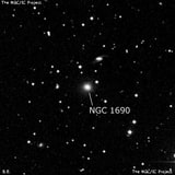 NGC 1690 - галактика. Описание NGC 1690:, Галактика в созвездии Орион