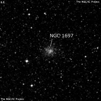 NGC 1697 - рассеянное скопление звёзд. Описание NGC 1697:, Шаровое скопление в созвездии Золотая Рыба
