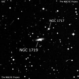 NGC 1719 - спиральная галактика. Описание NGC 1719:, Галактика в созвездии Орион