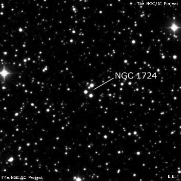 NGC 1724 - группа звёзд. Описание NGC 1724:, Рассеянное скопление в созвездии Возничий
