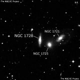 NGC 1728 - спиральная галактика. Описание NGC 1728:, Галактика в созвездии Эридан