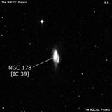 NGC 178 - галактика. Описание NGC 178:, Галактика в созвездии Кит
