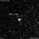 NGC 1782 - рассеянное скопление звёзд. Описание NGC 1782:, Рассеянное скопление в созвездии Золотая Рыба
