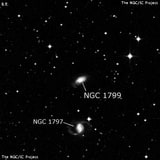 NGC 1799 - линзовидная галактика. Описание NGC 1799:, Галактика в созвездии Эридан