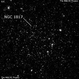 NGC 1817 - рассеянное скопление звёзд. Описание NGC 1817:, Рассеянное скопление в созвездии Телец