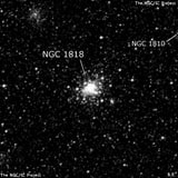 NGC 1818 - рассеянное скопление звёзд. Описание NGC 1818:, Шаровое скопление в созвездии Золотая Рыба