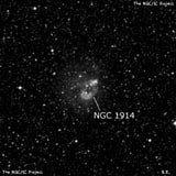 NGC 1914 - рассеянное скопление звёзд. Описание NGC 1914:, Комплекс туманностей в созвездии Столовая Гора