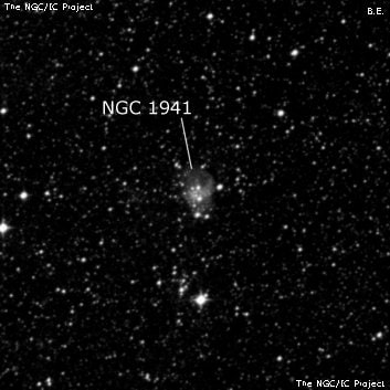 NGC 1941 - туманность. Описание NGC 1941:, Комплекс туманностей в созвездии Золотая Рыба