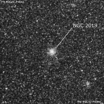 NGC 2019 - шаровое скопление звёзд. Описание NGC 2019:, Шаровое скопление в созвездии Столовая Гора