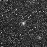 NGC 2019 - шаровое скопление звёзд. Описание NGC 2019:, Шаровое скопление в созвездии Столовая Гора
