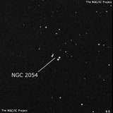 NGC 2054 - четыре звезды. Описание NGC 2054:, Объект глубокого космоса в созвездии Орион