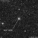NGC 2056 - рассеянное скопление звёзд. Описание NGC 2056:, Рассеянное скопление в созвездии Столовая Гора