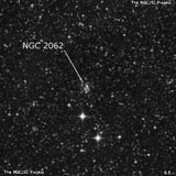 NGC 2062 - рассеянное скопление звёзд. Описание NGC 2062:, Рассеянное скопление в созвездии Золотая Рыба