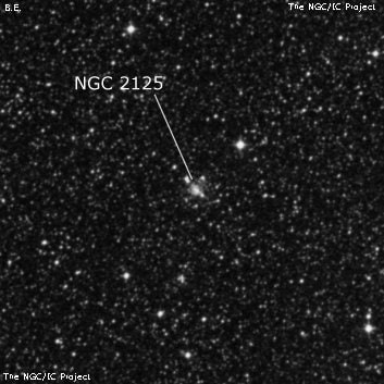 NGC 2125 - рассеянное скопление звёзд. Описание NGC 2125:, Рассеянное скопление в созвездии Золотая Рыба