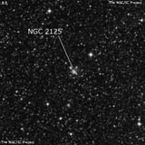 NGC 2125 - рассеянное скопление звёзд. Описание NGC 2125:, Рассеянное скопление в созвездии Золотая Рыба