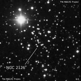 NGC 2126 - рассеянное скопление звёзд. Описание NGC 2126:, Рассеянное скопление в созвездии Возничий