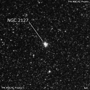 NGC 2127 - рассеянное скопление звёзд. Описание NGC 2127:, Рассеянное скопление в созвездии Золотая Рыба
