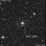 NGC 2140 - рассеянное скопление звёзд. Описание NGC 2140:, Рассеянное скопление в созвездии Золотая Рыба
