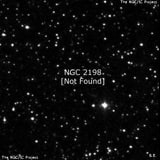 NGC 2198 - по указанным Генри Дрейером координатам, объект повторно не найден; . Описание NGC 2198:, Объект глубокого космоса в созвездии Орион