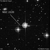 NGC 2220 - группа звёзд. Описание NGC 2220:, Объект глубокого космоса в созвездии Корма