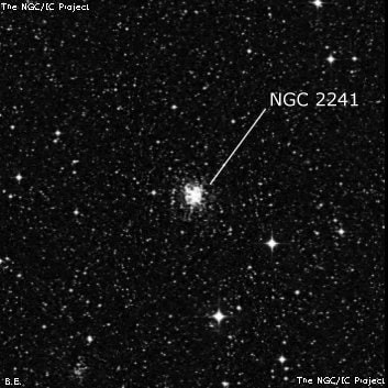 NGC 2241 - рассеянное скопление звёзд. Описание NGC 2241:, Рассеянное скопление в созвездии Золотая Рыба