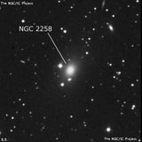 NGC 2258 - линзовидная галактика. Описание NGC 2258:, Галактика в созвездии Жираф
