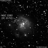 NGC 2282 - туманность. Описание NGC 2282:, Область H II в созвездии Единорог