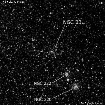 NGC 231 - рассеянное скопление звёзд. Описание NGC 231:, Рассеянное скопление в созвездии Тукан