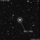 NGC 2381 - спиральная галактика с баром. Описание NGC 2381:, Галактика в созвездии Киль