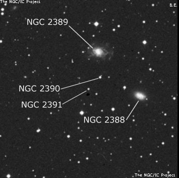 NGC 2391 - одиночная звезда. Описание NGC 2391:, Двойная звезда в созвездии Близнецы