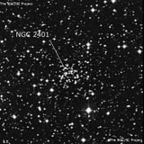 NGC 2401 - рассеянное скопление звёзд. Описание NGC 2401:, Рассеянное скопление в созвездии Корма