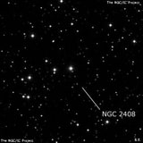 NGC 2408 - группа звёзд. Описание NGC 2408:, Рассеянное скопление в созвездии Жираф
