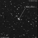 NGC 2411 - галактика. Описание NGC 2411:, Галактика в созвездии Близнецы