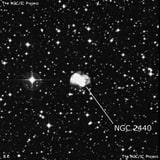NGC 2440 - планетарная туманность. Описание NGC 2440:, Планетарная туманность в созвездии Корма