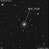 NGC 2528 - спиральная галактика. Описание NGC 2528:, Галактика в созвездии Рысь