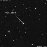 NGC 2556 - линзовидная галактика. Описание NGC 2556:, Галактика в созвездии Рак