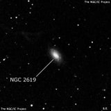 NGC 2619 - спиральная галактика с баром. Описание NGC 2619:, Галактика в созвездии Рак