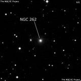 NGC 262 - линзовидная галактика. Описание NGC 262:, Галактика в созвездии Андромеда