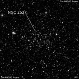 NGC 2627 - рассеянное скопление звёзд. Описание NGC 2627:, Рассеянное скопление в созвездии Компас