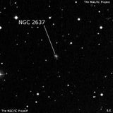 NGC 2637 - галактика. Описание NGC 2637:, Галактика в созвездии Рак