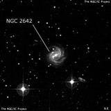NGC 2642 - спиральная галактика с баром. Описание NGC 2642:, Галактика в созвездии Гидра